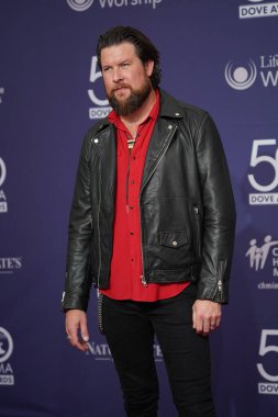 15 Ekim 2019 'da Nashville, Tennessee' deki Linbscome Üniversitesi 'nde verilen 50. GMA Dove Ödülleri sırasında kırmızı halı. 