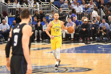 Orlando Magic, 28 Şubat 2019 Perşembe günü Orlando Florida 'daki Amway Center' da Golden State Warriors 'a ev sahipliği yaptı.. 