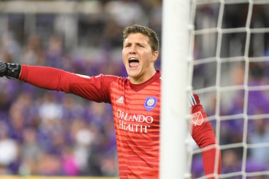 Orlando City 21 Nisan 2018 'de Orlando Florida' daki Exploria Stadyumu 'nda San Jose depremlerine ev sahipliği yaptı..  