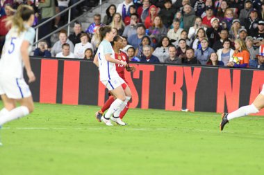 ABD, 7 Mart 2018 tarihinde Orlando City Stadyumu 'ndaki SheBelives Kupası' nda İngiltere ile karşı karşıya geldi..