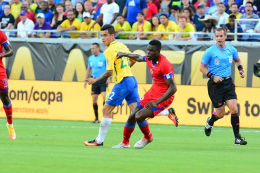 Brezilya, 8 Haziran 2016 tarihinde Orlando Florida 'daki Copa America Centenario' da Haiti ile karşılaştı.. 