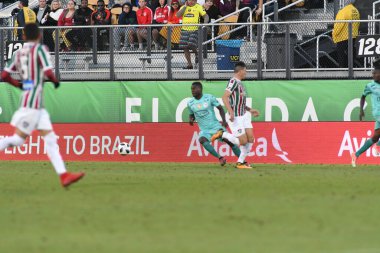 Fluminense, Florida Kupası 'nda 15 Ocak 2018' de Orlando Florida 'da oynanan Spektrum Stadyumu' nda Barcelona SC 'ye karşı..