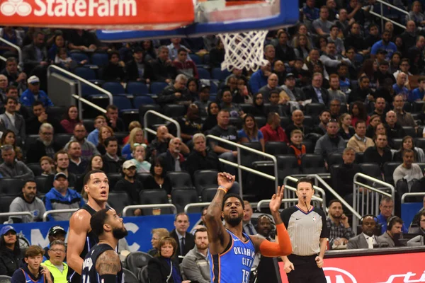 Orlando Magic Hospeda Oklahomacity Thunder Amway Center Orlando Florida Janeiro — Fotografia de Stock