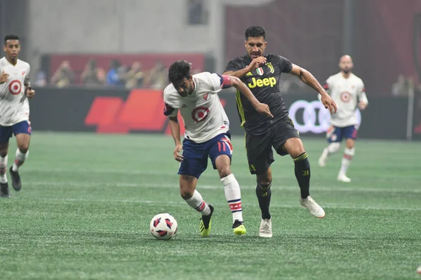 Mls All Star Juventus Mercedez Benz Stadium Atlanta Georgia Den — Stockfoto