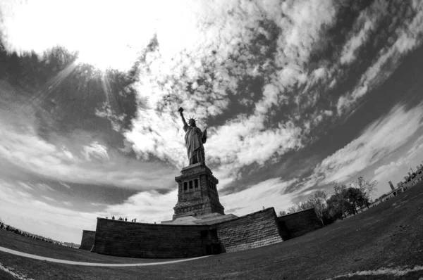 Vidvinkel Utsikt Över New York City Den Maj 2016 — Stockfoto