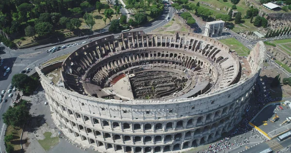 Aerial View Famous Coloseum Rome Italy — Stock Photo, Image