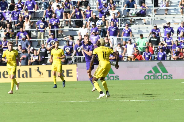 Orlando City Empfängt Columbus Oktober 2018 Orlando City Stadium Orlando — Stockfoto