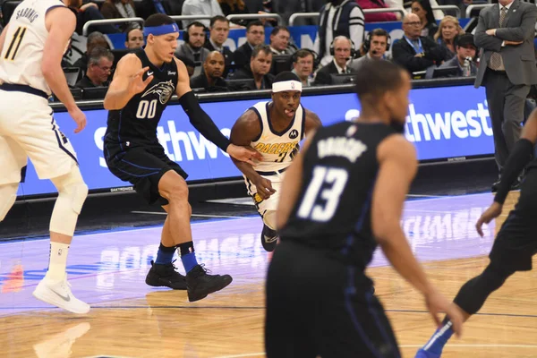 Orlando Magic Hospeda Indiana Pacers Amway Center Orlando Florida Janeiro — Fotografia de Stock