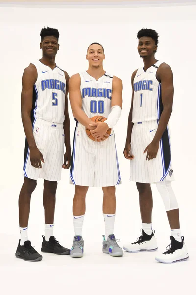 Orlando Magic Host Media Day Amway Center Orlando Florida Στις — Φωτογραφία Αρχείου