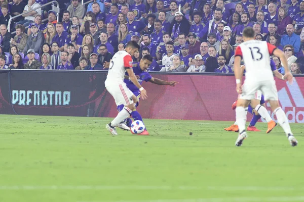 Orlando City Värd United Orlando City Stadium Orlando Florida Den — Stockfoto