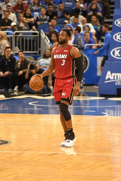 Orlando Magic Värd Miami Heat Amway Center Orlando Florida Den — Stockfoto