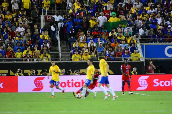 Бразилия Сталкивается Гаити Время Кубка Америки Centenario Орландо Флорида Кемпинге — стоковое фото