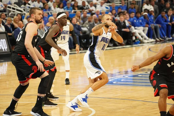 Orlando Magic Hosts Toronto Rapters Nba Playoff Amway Arena Orlando — Stockfoto