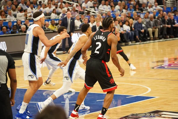 Orlando Magic Hosts Toronto Rapters Nba Playoff Amway Arena Orlando — Stockfoto