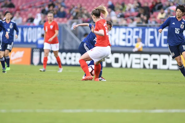 Япония Против Англии Стадионе Рэймонд Джеймс Тампа Флорида Марта 2019 — стоковое фото