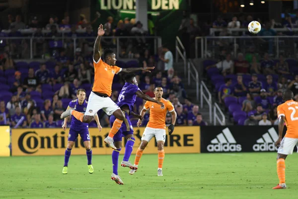 Orlando City SC, 22 Eylül 2018 'de Florida Exploria Stadyumu' nda Houston Dynamo 'yu ağırladı..