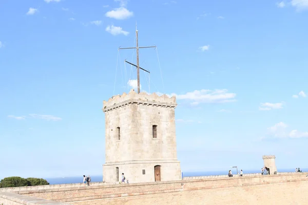 Vista Della Vecchia Torre Della Fortezza — Foto Stock