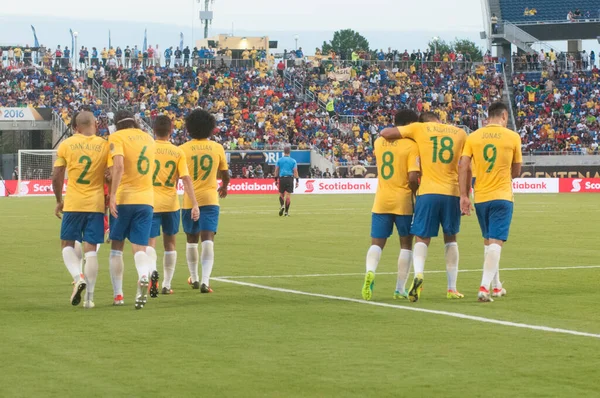 Brasile Affronta Haiti Durante Centenario Della Copa America Orlando Florida — Foto Stock