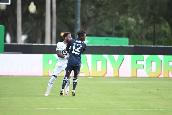 Sporting Kansas City Face Minnesota United Podczas Mls Powraca Turniej — Zdjęcie stockowe