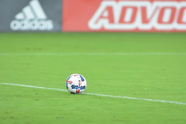 Orlando City Empfängt August 2017 Die Vancouver Whitecaps Orlando City — Stockfoto