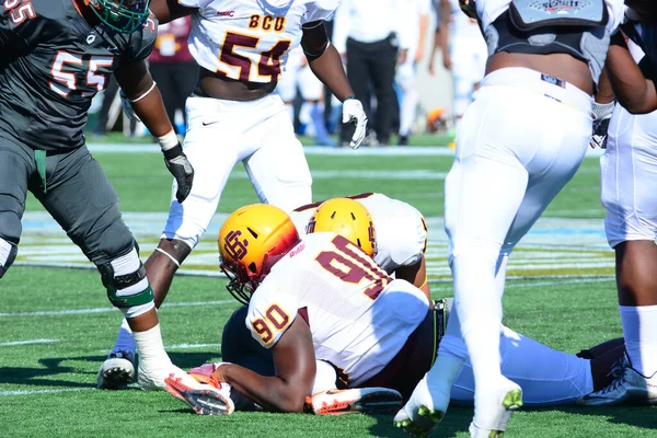 Florida Rattlers Enfrentar Bethune Cookman Wildcats Durig Clássicos Flórida Estádio — Fotografia de Stock