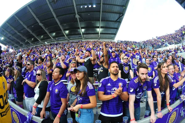 Orlando City Gospodarzem Nyc Orlando City Stadium Orlando Florida Dniu — Zdjęcie stockowe