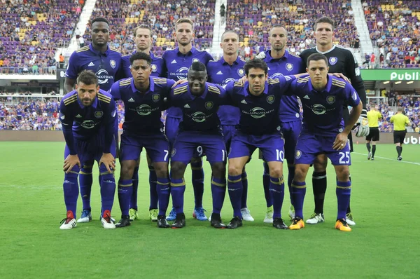 Orlando City Empfängt Mai 2017 Den Nyc Orlando City Stadium — Stockfoto