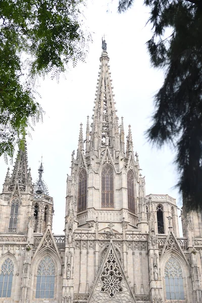 Kilátás Templom Expiatori Szent Család Barcelona — Stock Fotó