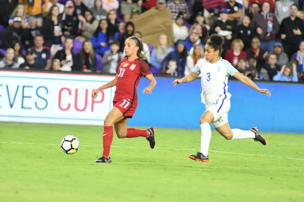 ABD, 7 Mart 2018 tarihinde Orlando City Stadyumu 'ndaki SheBelives Kupası' nda İngiltere ile karşı karşıya geldi.. 
