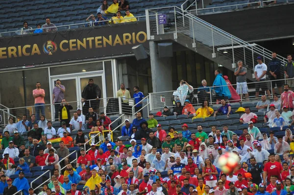 Боливия Лицом Панама Время Кубка Америки Centenario Орландо Флорида Camping — стоковое фото