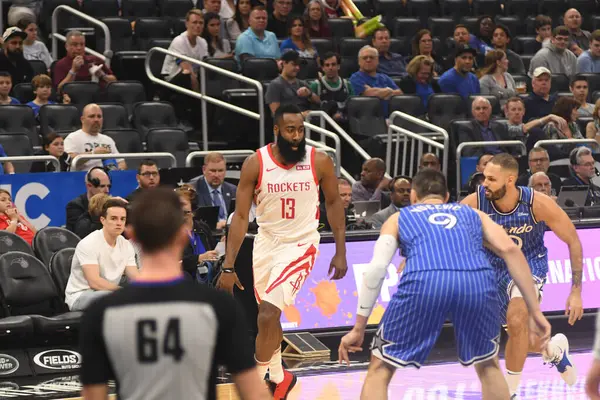 Orlando Magic Organiseert Houston Rockets Amway Arena Zondag Januari 2019 — Stockfoto