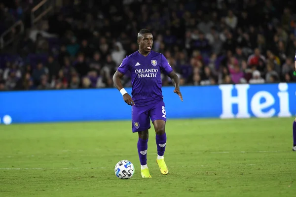 Orlando City Empfängt Real Salt Lake Exploria Stadium Samstag Den — Stockfoto