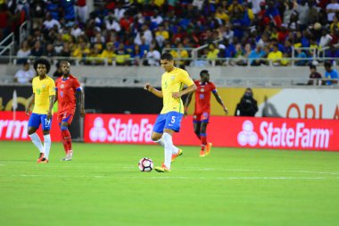 Brezilya, 8 Haziran 2016 tarihinde Orlando Florida 'daki Copa America Centenario' da Haiti ile karşılaştı..