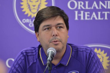 Orlando City SC, Dom Dwyer 'ı tanıtmak için bir basın toplantısı düzenledi..  