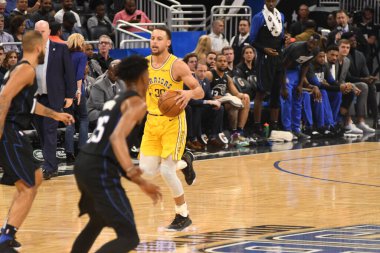 Orlando Magic, 28 Şubat 2019 Perşembe günü Orlando Florida 'daki Amway Center' da Golden State Warriors 'a ev sahipliği yaptı. 