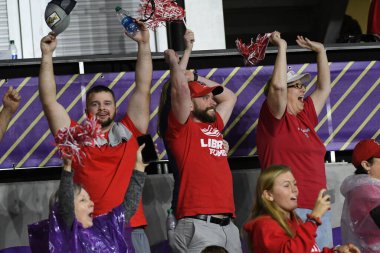 Orlando Florida Exploria Stadyumu 'ndaki 2019 Tedavi Kupası 21 Aralık 2019 Georgia Southern Eagles' a karşı Liberty Flames.