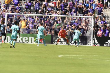 Orlando City SC 20 Nisan 2019 'da Orlando City Stadyumu' nda Vancouver Whitecaps 'a ev sahipliği yapıyor..  