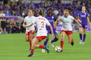 Orland Pride, 25 Ağustos 2018 'de Orlando Florida' daki Exploria Stadyumu 'nda Chicago Red Stars' a ev sahipliği yapıyor..  