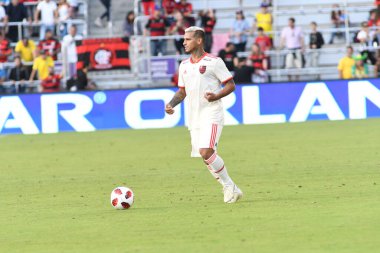 Flamengo Eintracht Frankfurt 'a karşı 12 Ocak 2019 Cumartesi günü Orlando City Stadyumu' nda. 