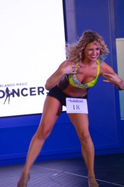 Orlando Magic 28 Temmuz 2016 'da Orlando Florida' daki Amway Center 'da Sihirli Dansçılar Seçmeleri' ne ev sahipliği yapıyor.