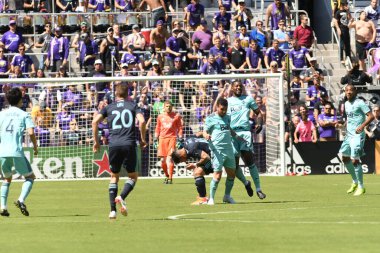 Orlando City SC 20 Nisan 2019 'da Orlando City Stadyumu' nda Vancouver Whitecaps 'a ev sahipliği yapıyor..  
