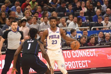 Orlando Magic, Philadelphia 76ers 'ı 25 Mart 2019' da Orlando Florida 'daki Amway Arena' da ağırlıyor.. 