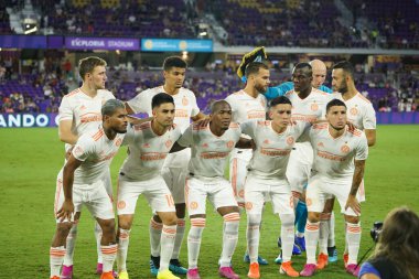 Orlando City, 23 Ağustos 2019 Cuma günü Florida, Orlando 'daki Exploria Stadyumu' nda Atlanta United 'a ev sahipliği yaptı.