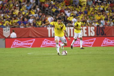 ABD Kolombiya 'ya karşı Raymond James Stadyumu' nda 11 Ekim 2018 'de.  