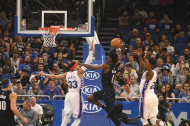 Orlando Magic, Philadelphia 76ers 'ı 25 Mart 2019' da Orlando Florida 'daki Amway Arena' da ağırlıyor.. 