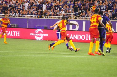Orlando City SC, 29 Haziran 2016 'da Orlando Florida' daki Kamp Dünyası Stadyumu 'nda Fort Lauderdale Strikers' a ev sahipliği yaptı..