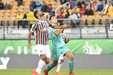 Fluminense, Florida Kupası 'nda 15 Ocak 2018' de Orlando Florida 'da oynanan Spektrum Stadyumu' nda Barcelona SC 'ye karşı..
