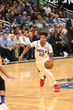 Orlando Magic, Philadelphia 76ers 'ı 14 Kasım 2018' de Orlando Florida 'daki Amway Center' da ağırlıyor..