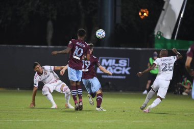Real Salt Lake, 12 Temmuz 2020 'de Orlando Florida' da düzenlenen MLS Sırt Turnuvası sırasında Colorado Rapids ile karşı karşıya. 