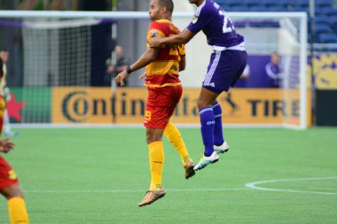 Orlando City SC, 29 Haziran 2016 'da Orlando Florida' daki Kamp Dünyası Stadyumu 'nda Fort Lauderdale Strikers' a ev sahipliği yaptı..